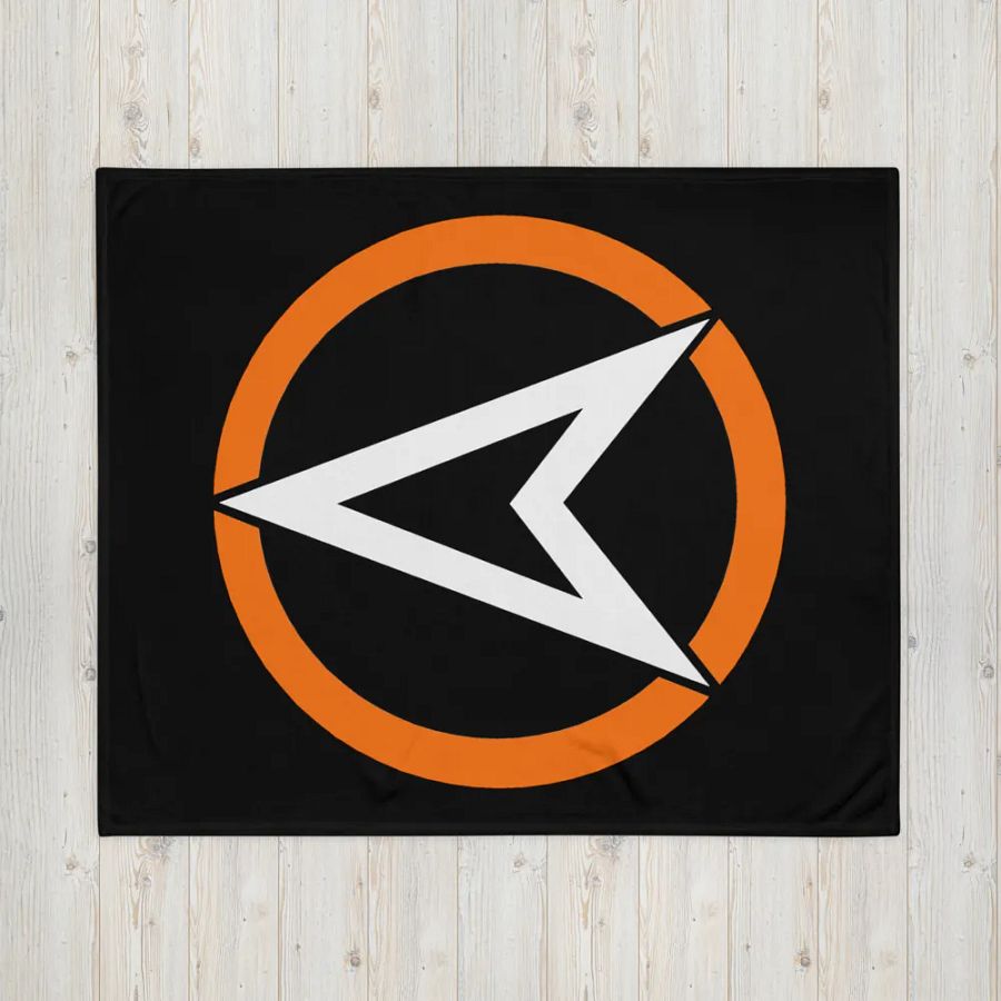 'OA' Symbol Throw Blanket - Black product image (5)