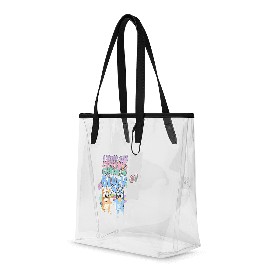 Chaos & Caffeine Clear Tote Bag product image (4)