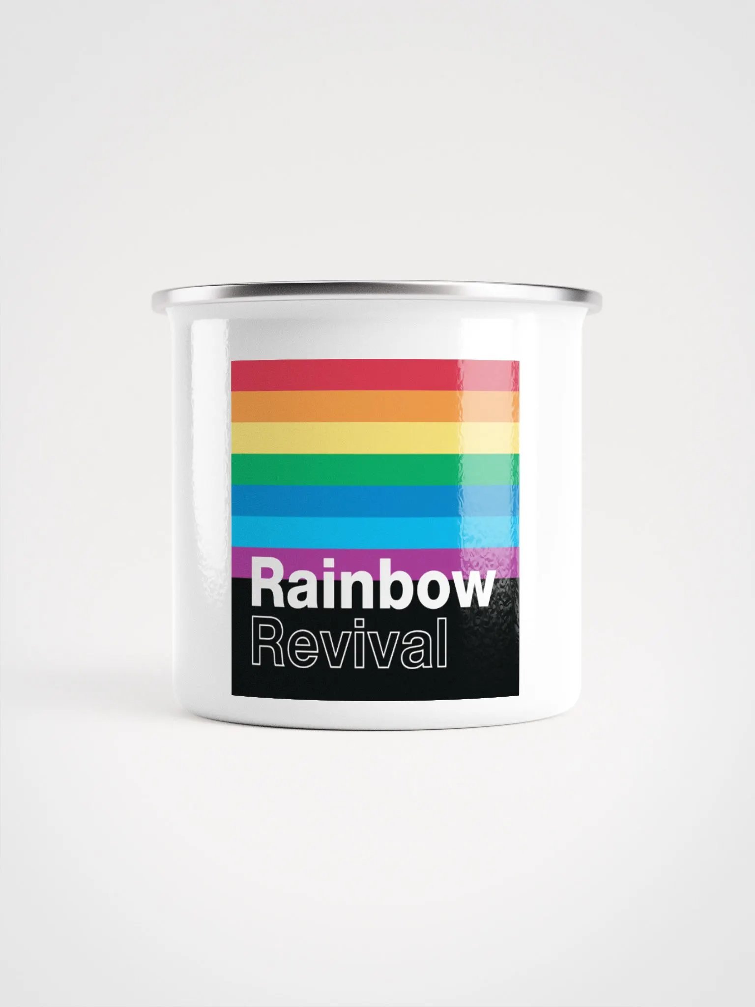 Rainbow Revival Camping Mug product image (1)