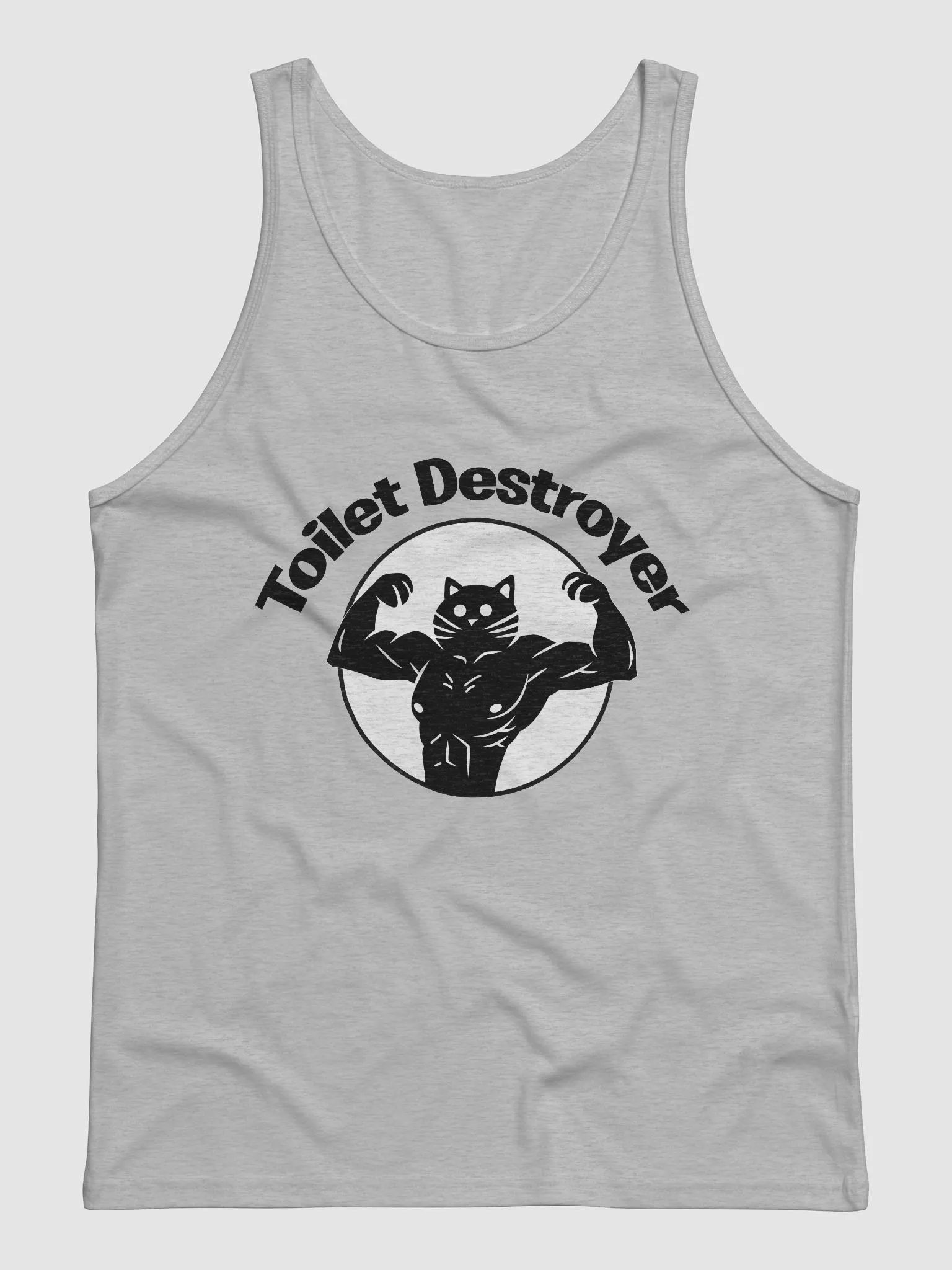 Toilet Destroyer Black Logo Tank Top product image (1)