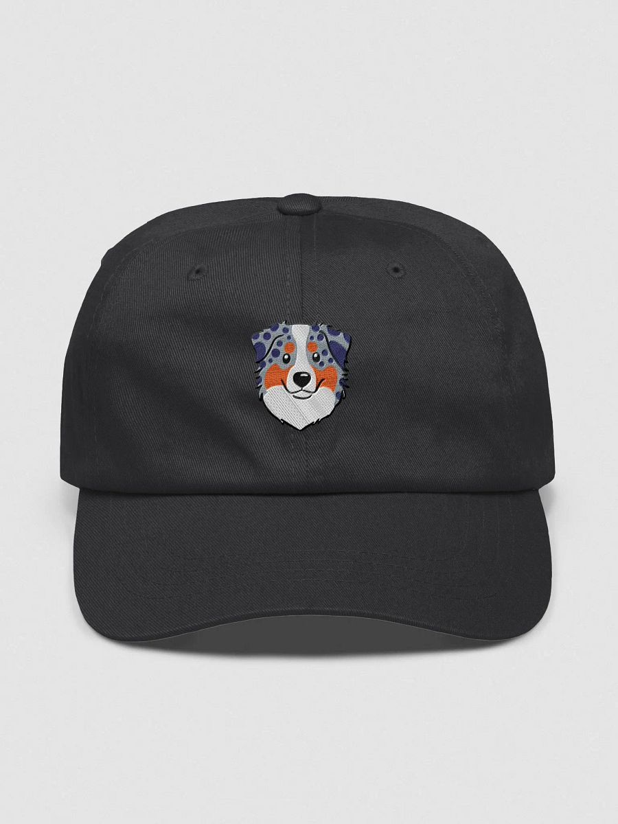 Smiling Australian Shepherd Pup Dad Hat product image (1)