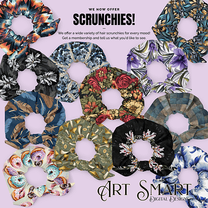 Hair Scrunchies are now available!