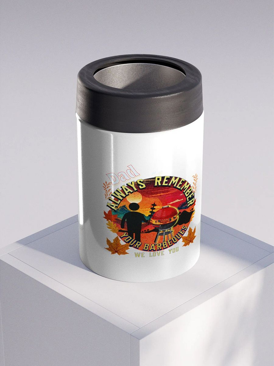 Dad ‘we always remember your Barbecue’  Koozie fathers day gift.  dad always wants to keep his drinks cold. product image (3)