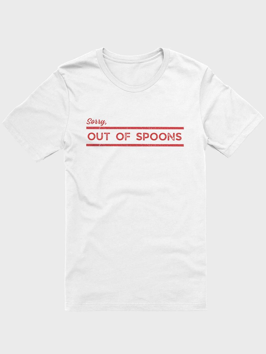 Out of S[poons] Comfort T-Shirt product image (1)