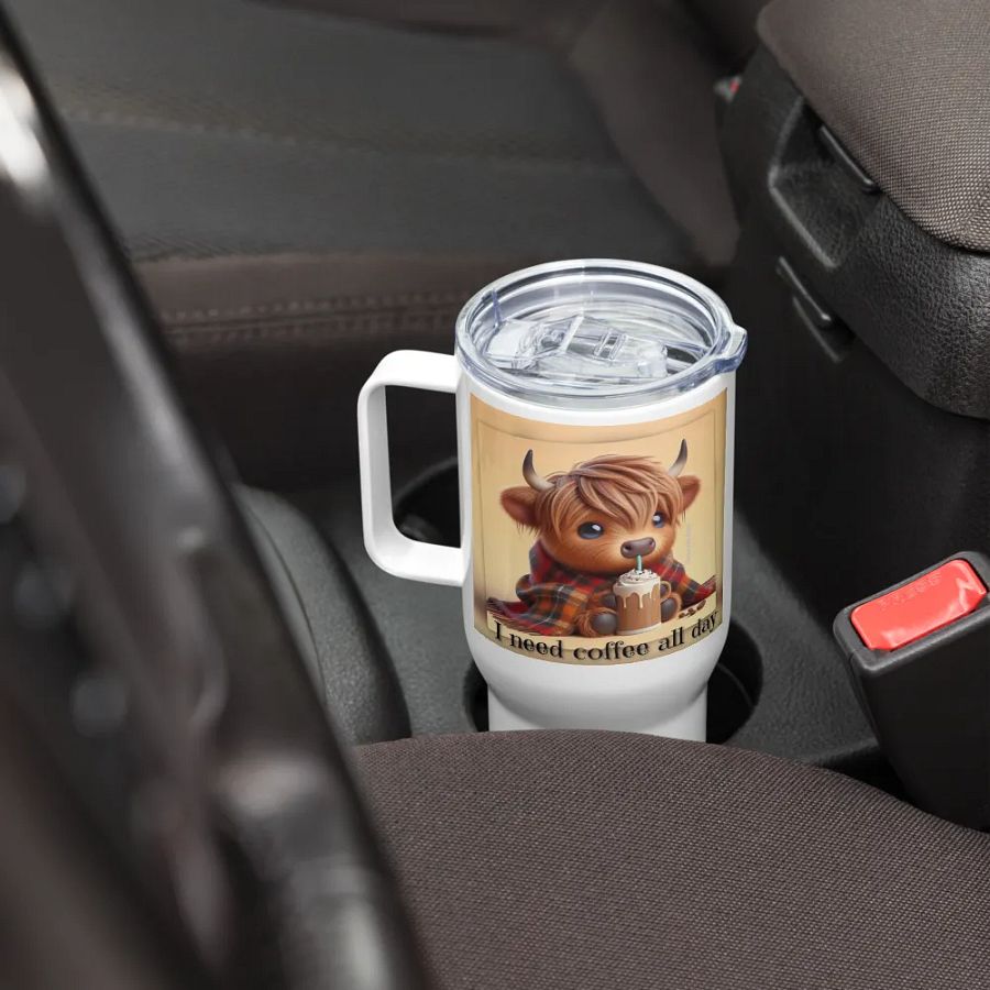 Coffee Cow Travel Mug product image (8)
