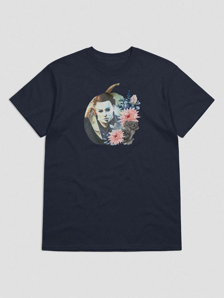 Michael Myers Floral Pumpkin T-Shirt product image (2)