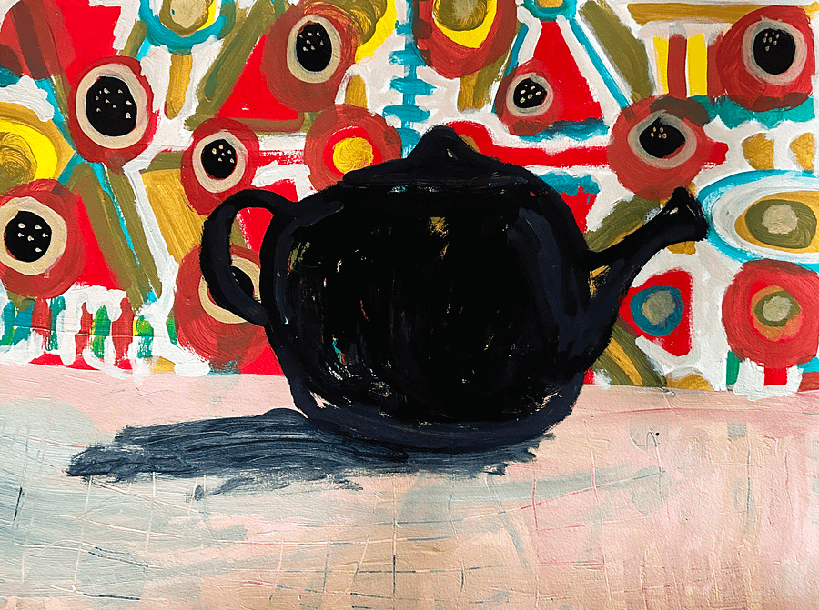 Orignial Painting: Golden Chai product image (1)
