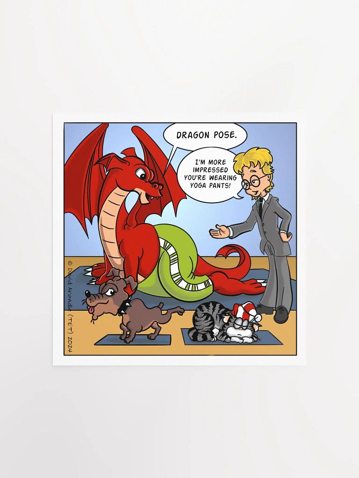 Yoga Pants - Resident Dragon Poster product image (1)