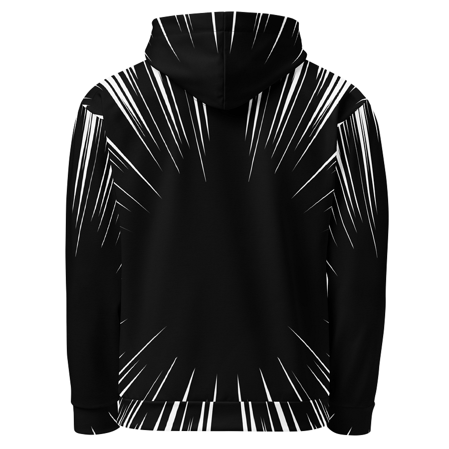Radial All-Over Print Recycled Unisex Hoodie | Eco-Friendly Streetwear | Bold Sustainable Fashion product image (3)