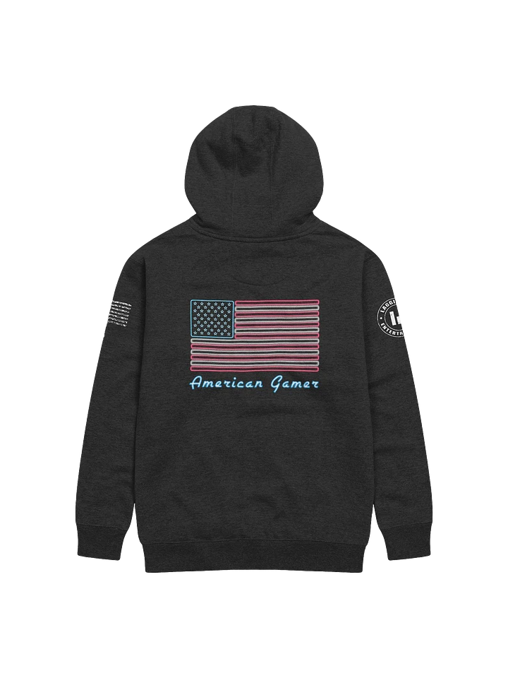 American Gamer Hoodie Black product image (2)