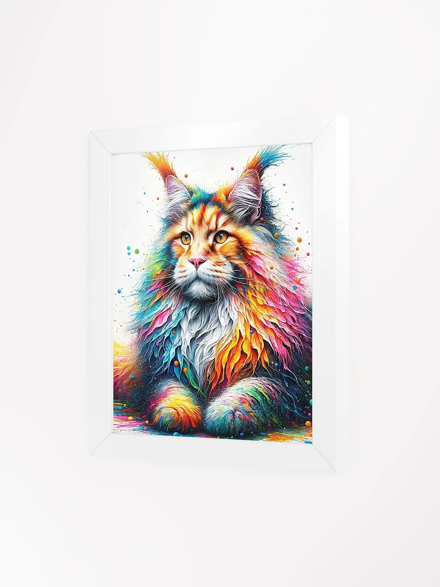 Framed High-Quality Matte Poster (in): Maine Coon 2 product image (51)