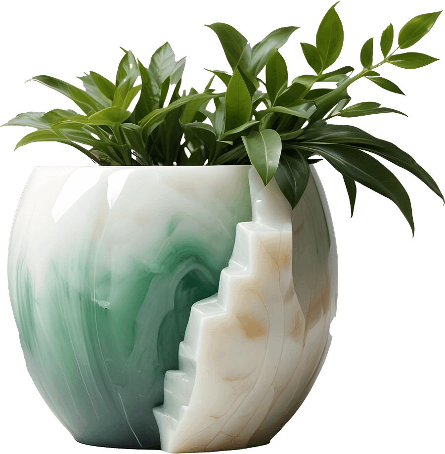 Zen Jade Spa Décor Set – 9 Elegant Pieces + Mystery Gift, PNG product image (6)