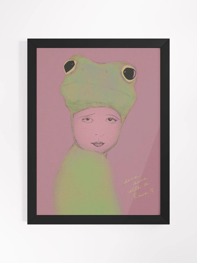 Miss Rana Poster (with Frame)