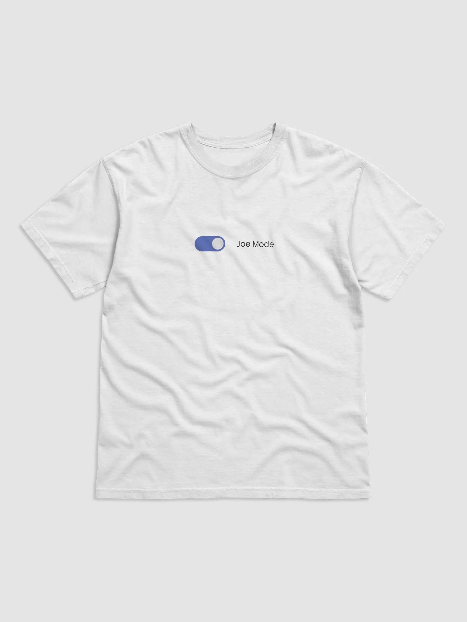 joe mode t-shirt - 100% cotton (black text) product image (2)