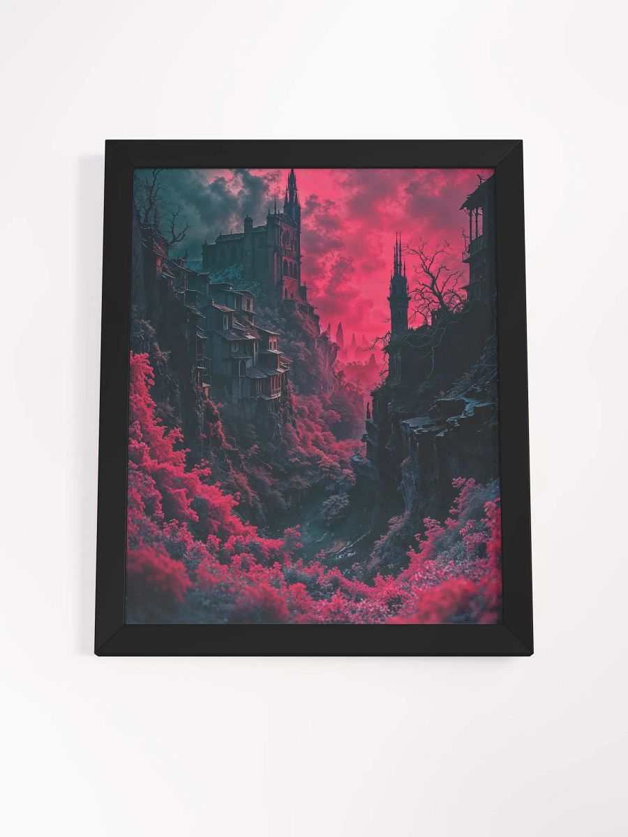 Ethereal Castle Cliff Framed Print product image (19)