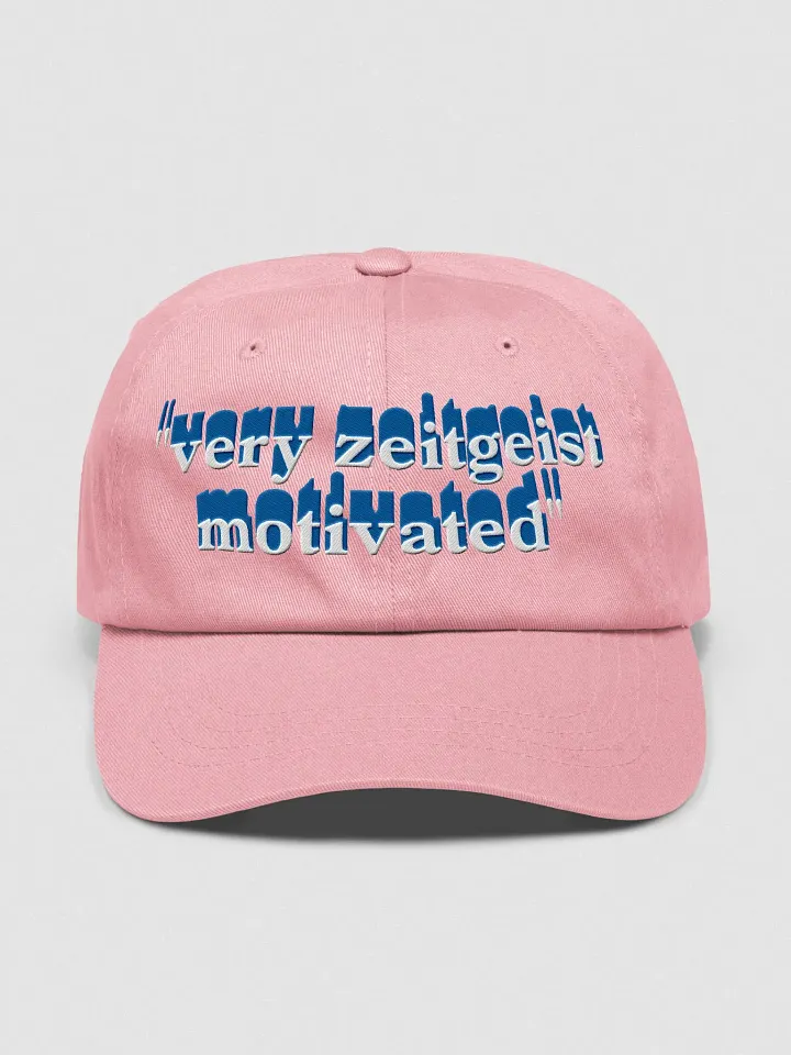 very zeitgeist motivaged hat - 100% cotton product image (1)
