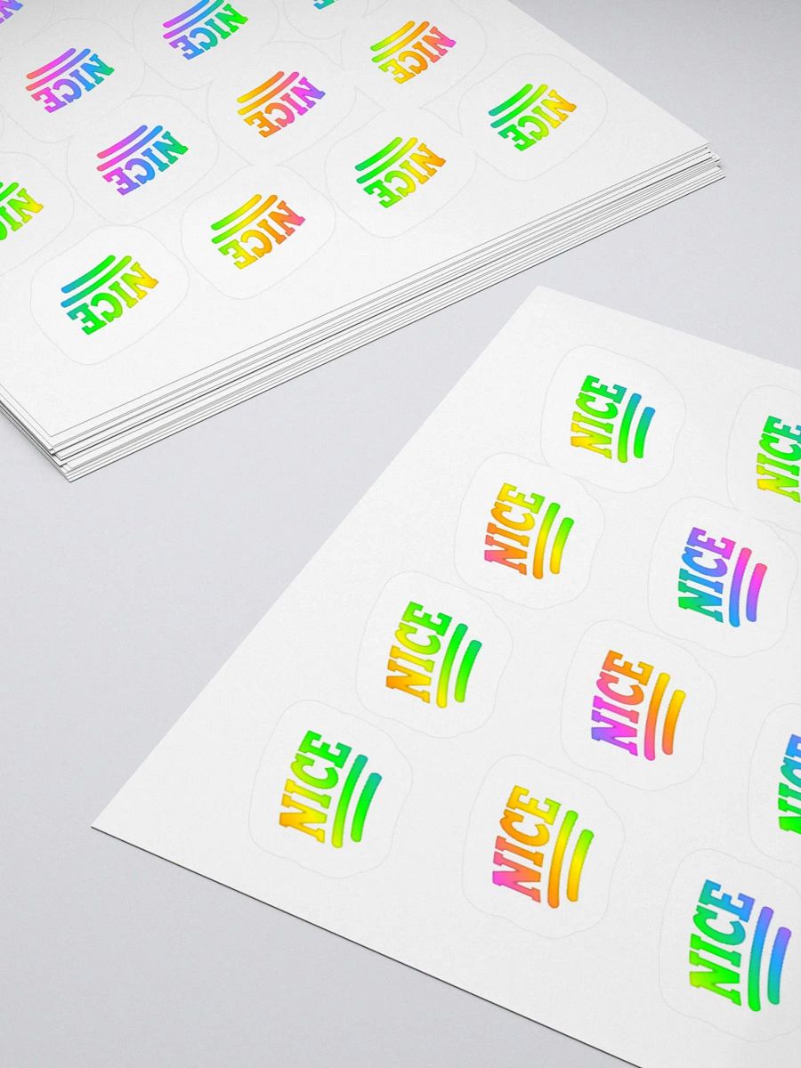 "NICE" Sticker sheet product image (3)
