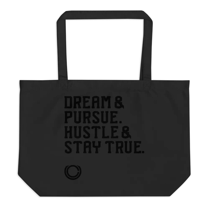 Stealth - Black The Motto Tote Bag product image (1)
