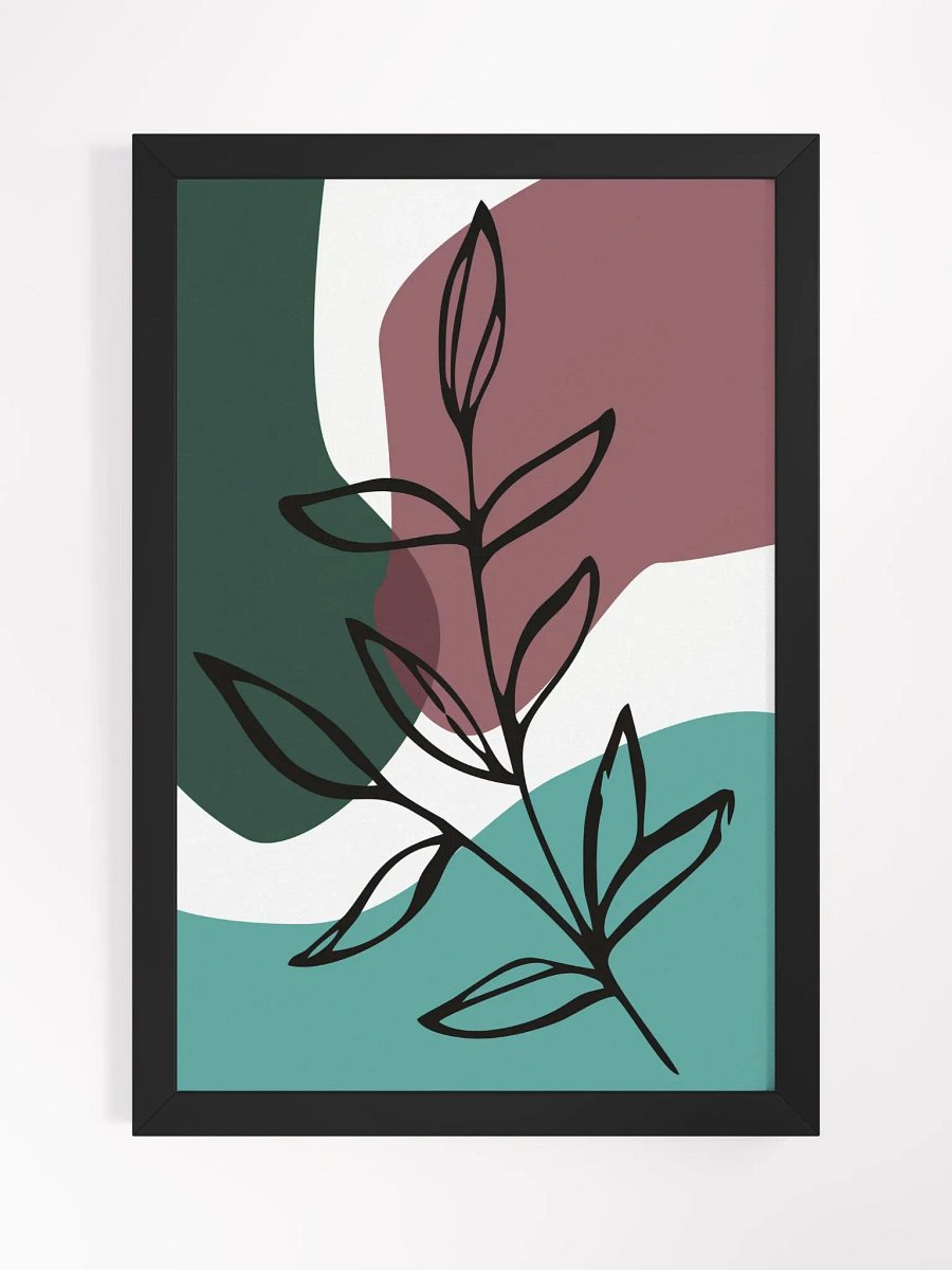 Eco-Friendly Ayous Wood Framed Art Poster product image (2)