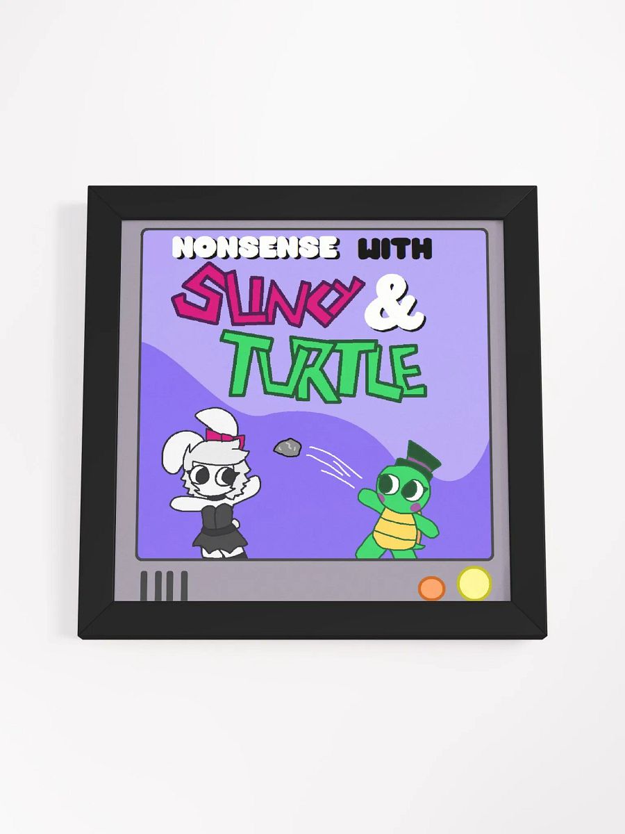 Nonsense with Slinky & Turtle Cover Framed Print product image (8)