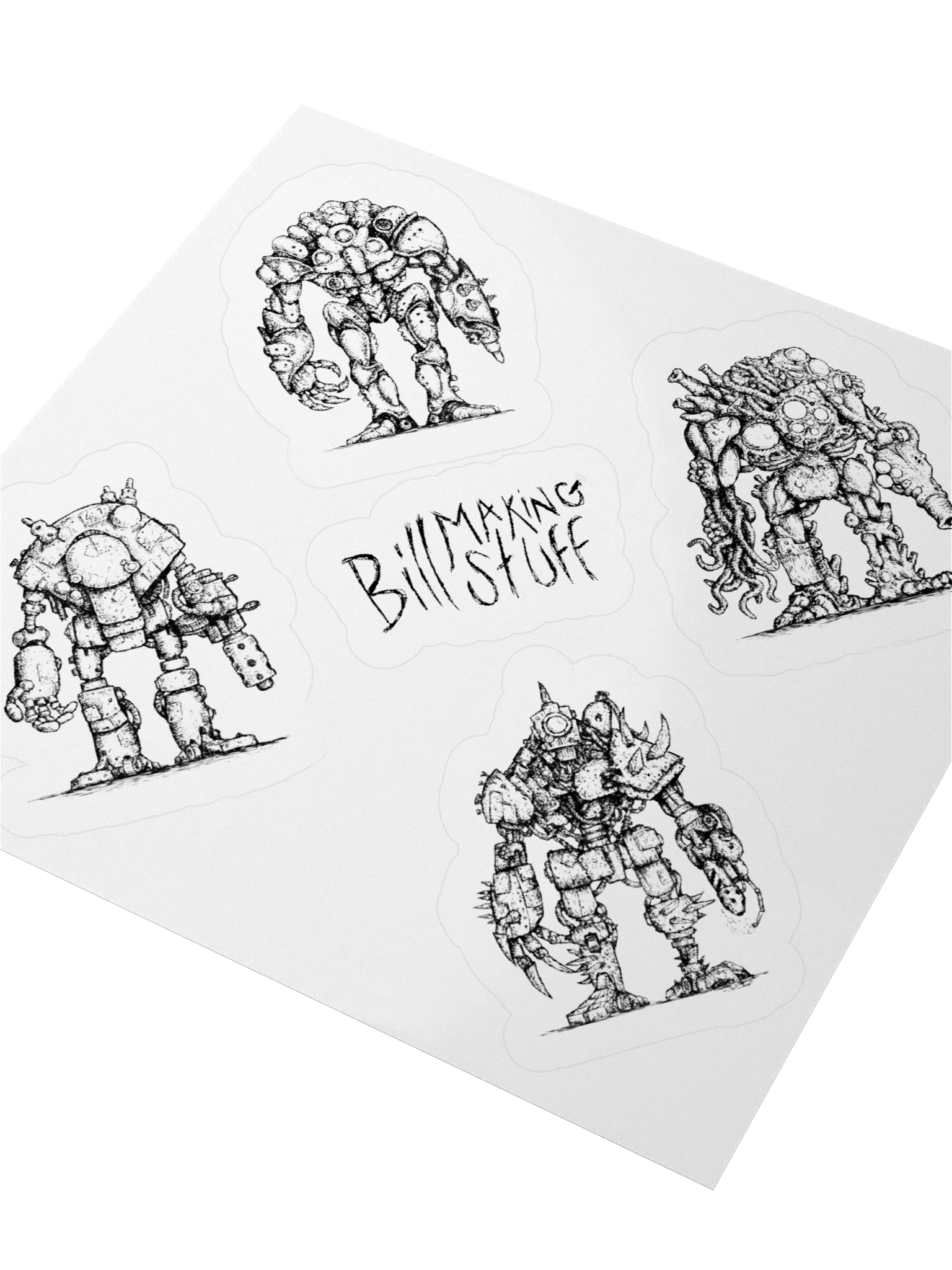 Bill Making Stuff Vinyl Sticker Set 2 product image (3)