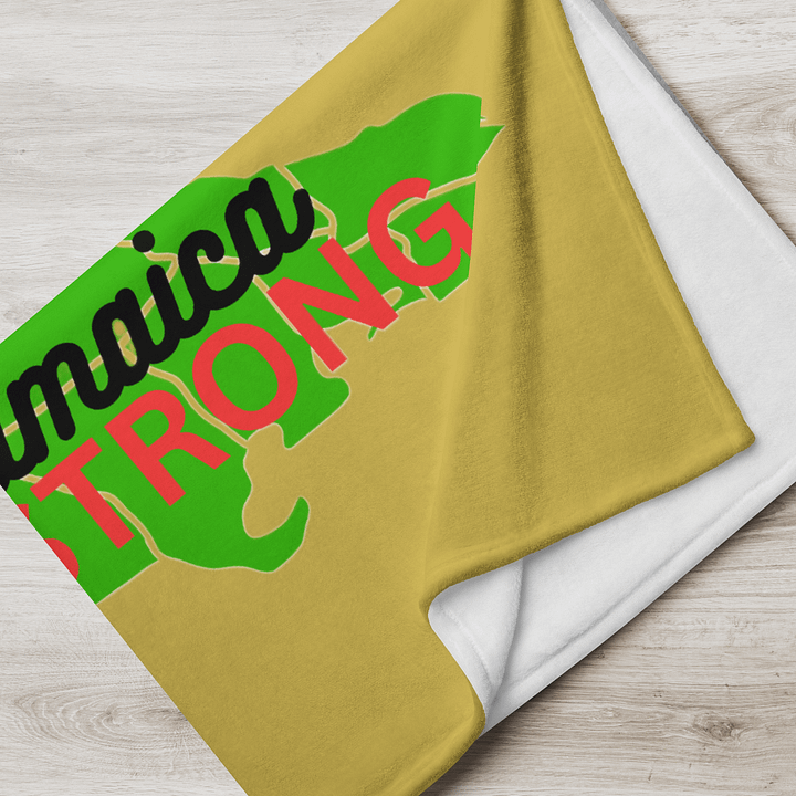 Jamaica STRONG Throw Blanket product image (2)