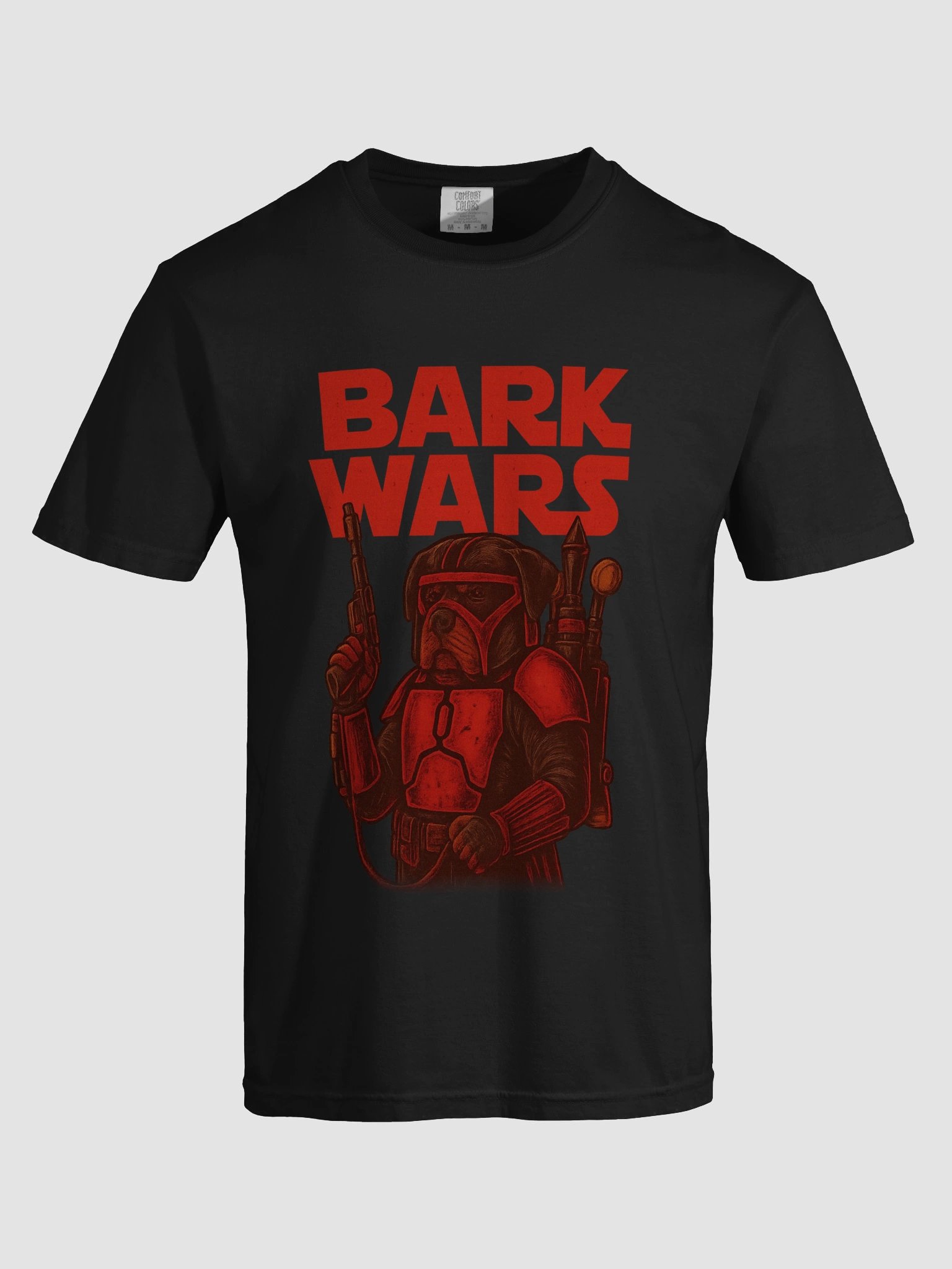 Bark Wars Sci-Fi Rottweiler T-Shirt product image (5)
