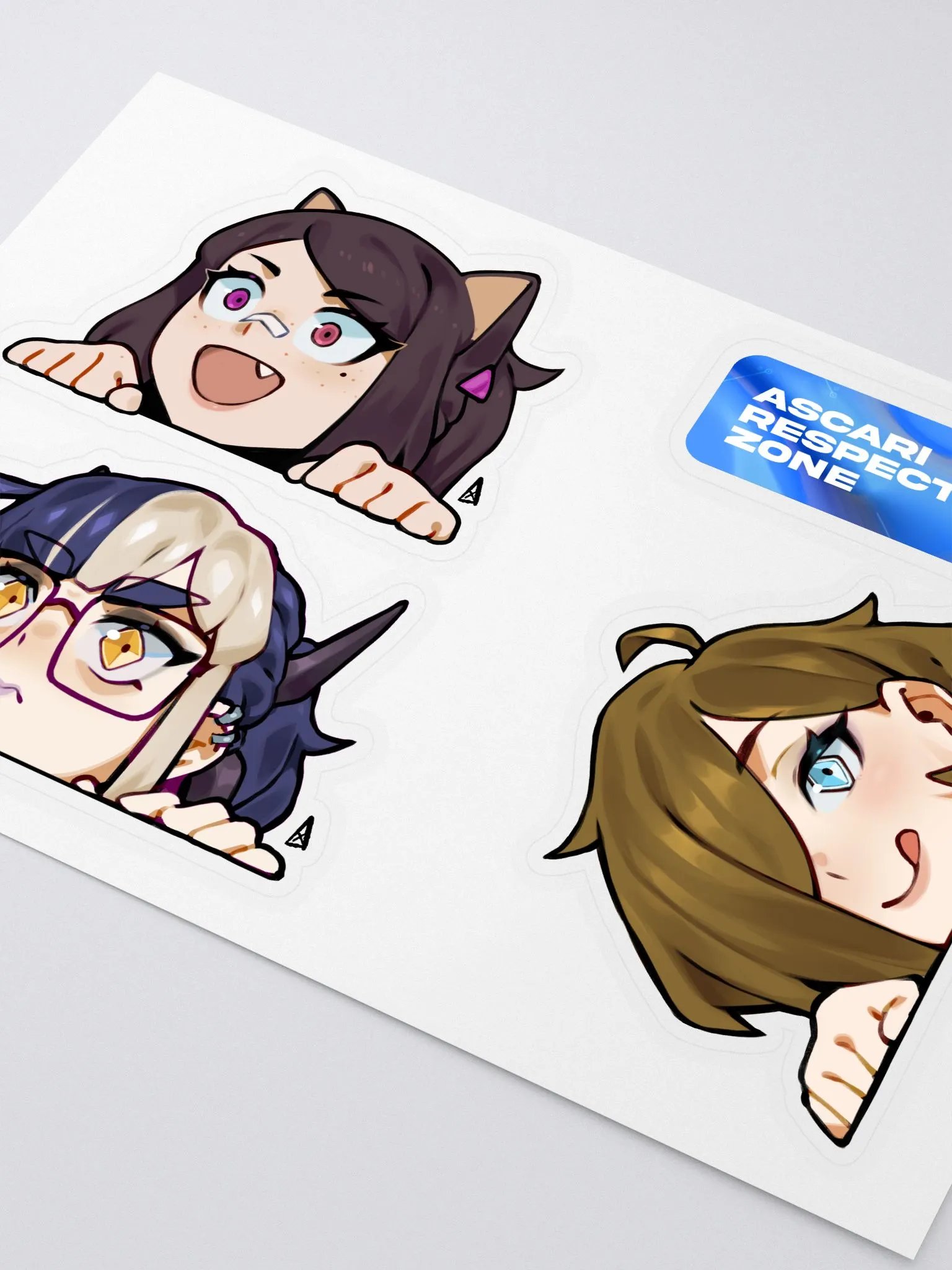 Peeker Stickers (Set of 3 + Bonus) product image (6)