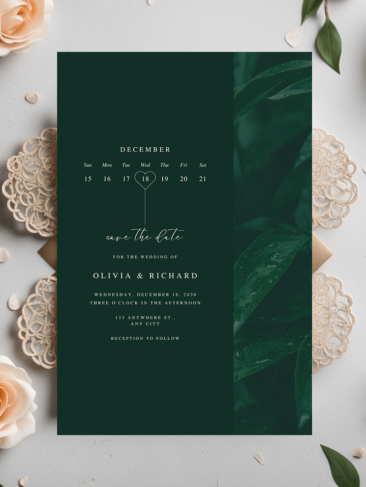 Unique Wedding Card - Dizynai (DW-09) product image (1)
