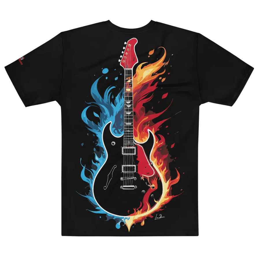 Fire and Water Guitar - Print Tee product image (7)