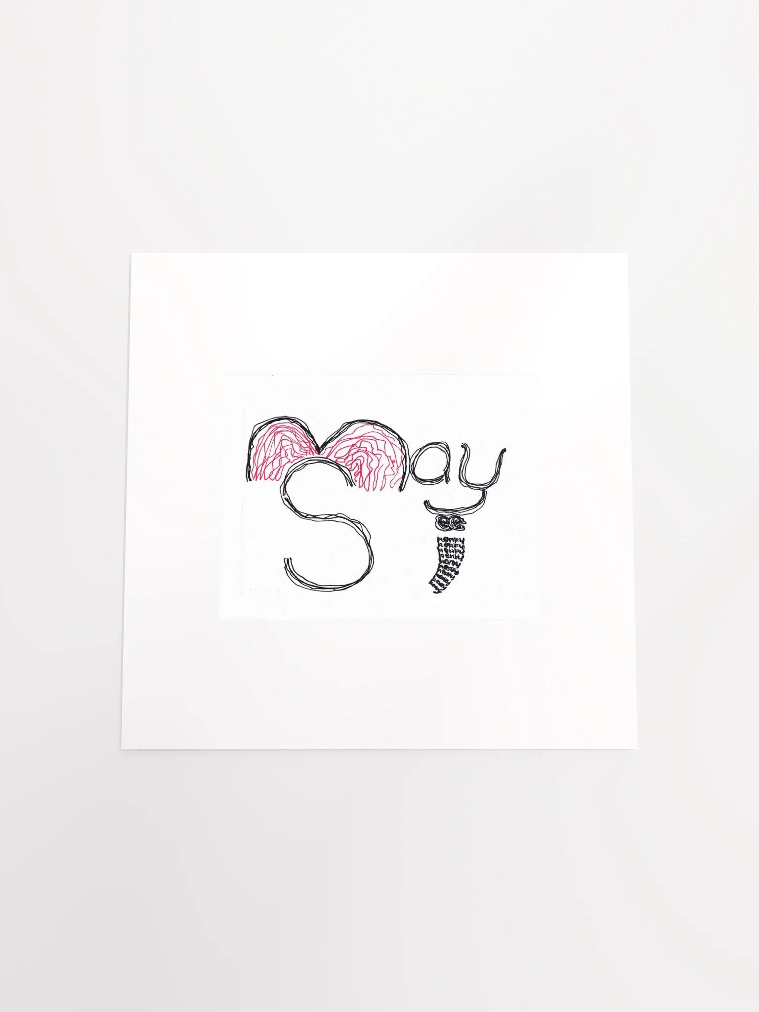 may see henry panel card print product image (4)
