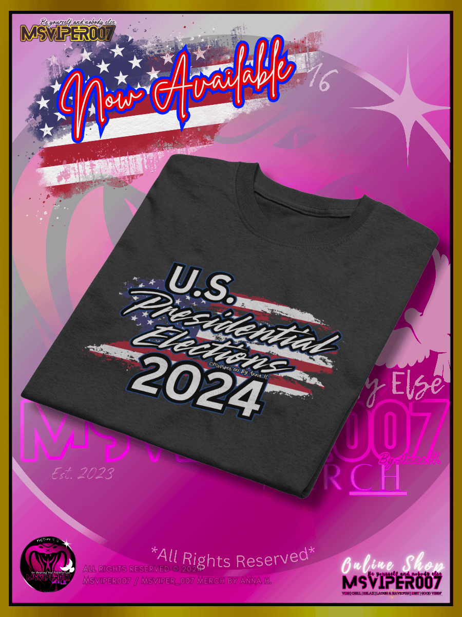 T-Shirt - MsViper007's "2024 U.S. Elections" - Patriotic T-Shirts By Anna H. product image (3)