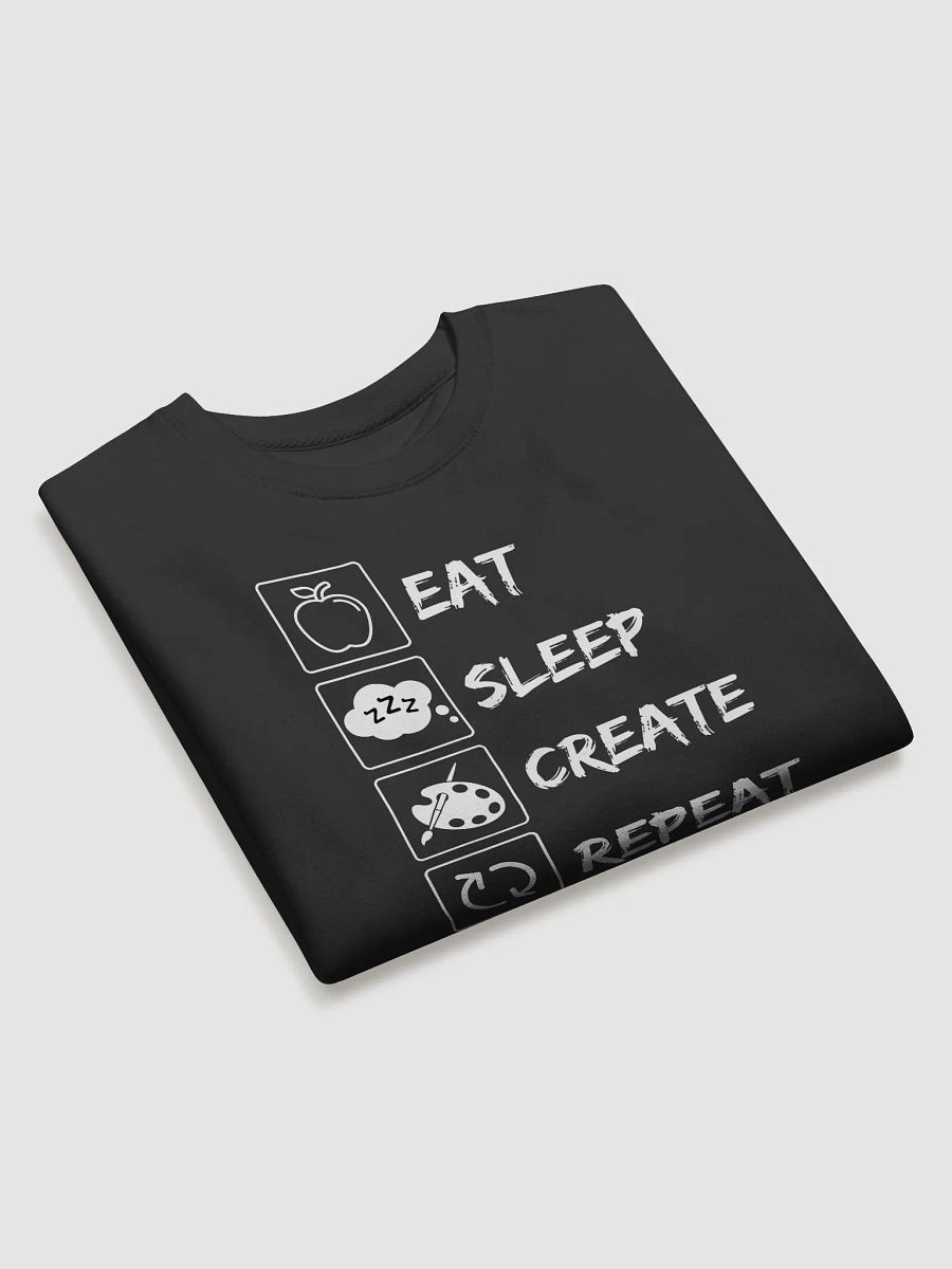 Eat, Sleep, Create, Repeat Sweatshirt | Premium Cotton Comfort product image (3)