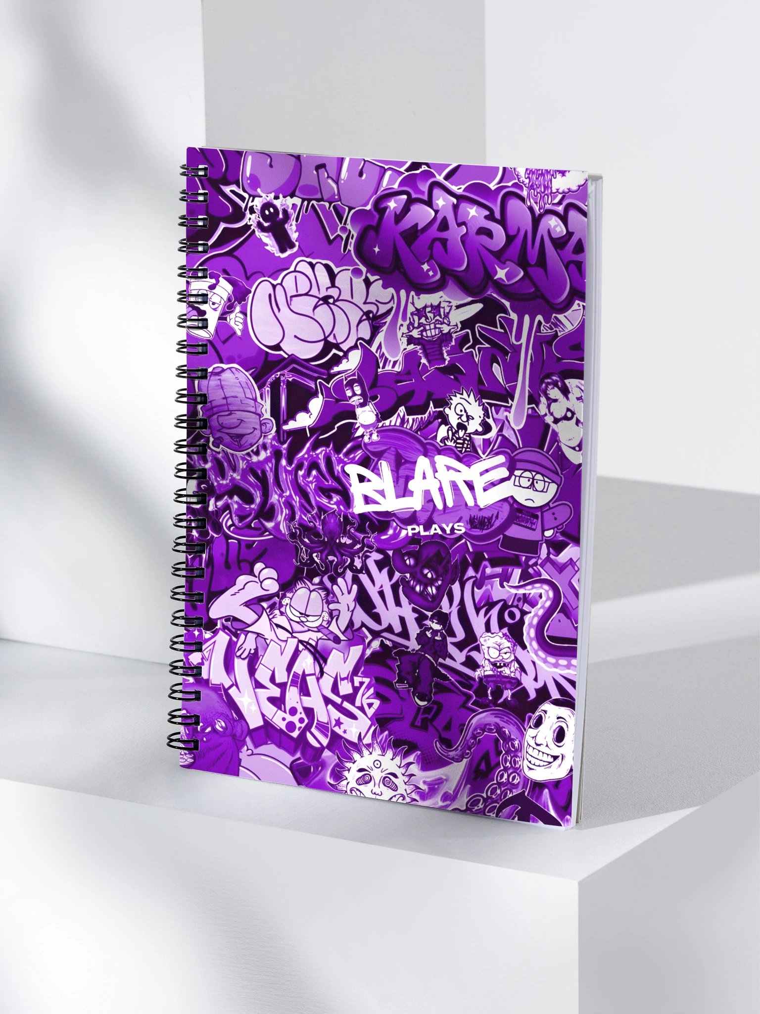 Graffiti Fusion Spiral Notebook product image (4)
