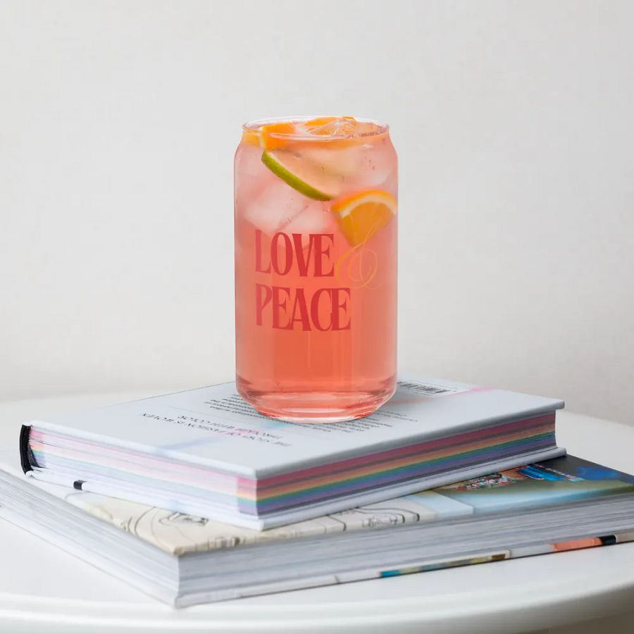Can-Shape Glass Love & Peace product image (34)