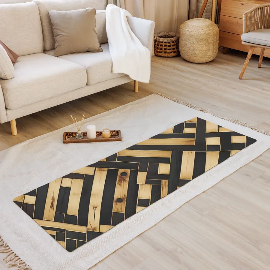 Bamboo and Ebony Grain Yoga Mat product image (8)