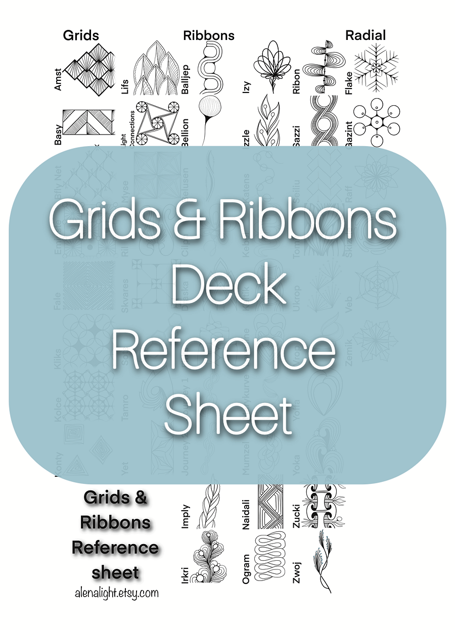 Grids & Ribbons Deck Reference Sheet product image (1)