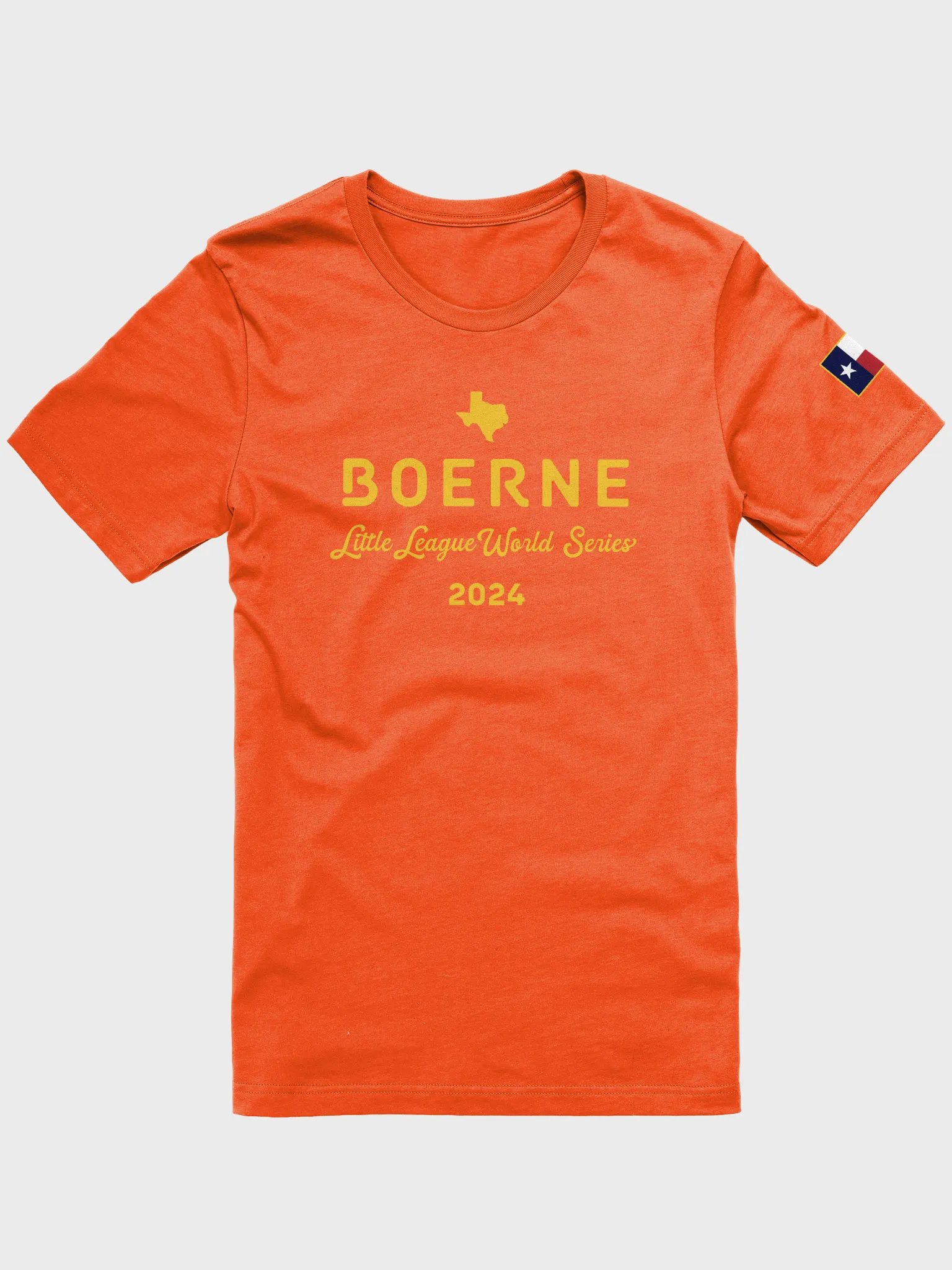 Boerne Little League World Series 2024 Yellow on Orange product image (1)