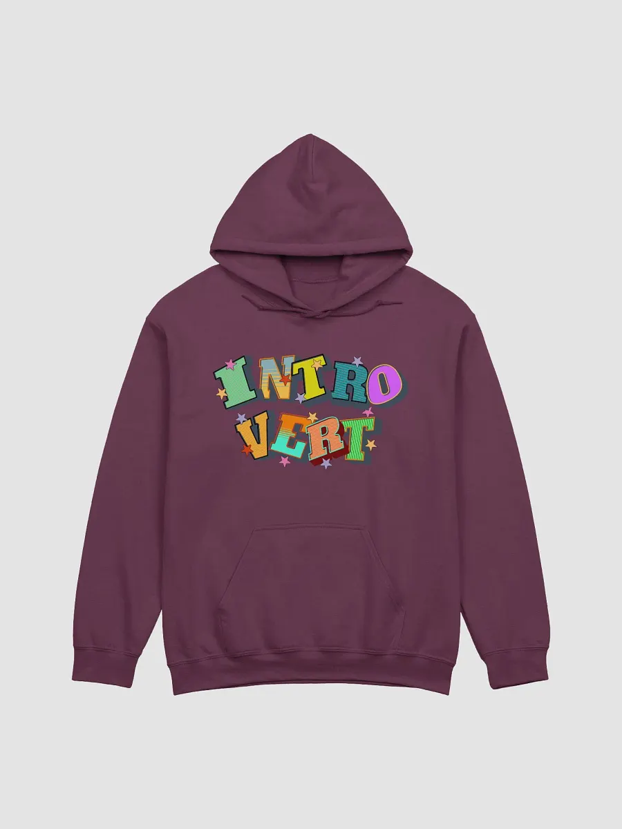 Introvert Letter Starry Classic Hoodie product image (9)