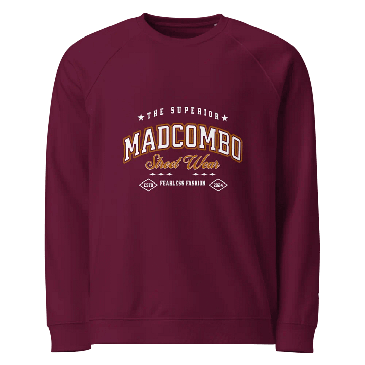 Madcombo Organic Raglan Sweatshirt product image (7)