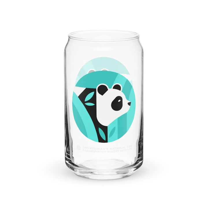 Pandas Are Here Glass (Teal) product image (1)