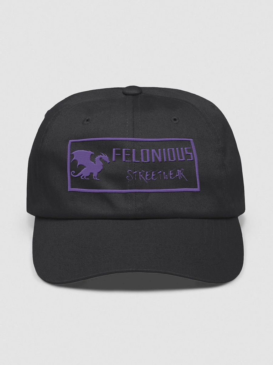 FELONIOUS STREETWEAR Dragon Blue Logo Dad Hat product image (3)