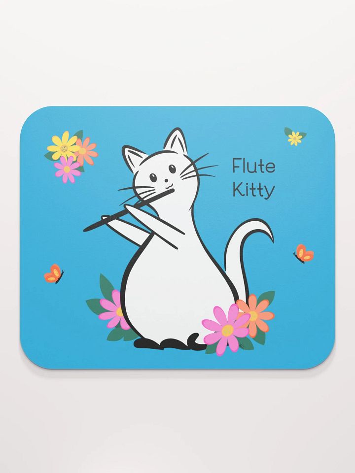 Flute Kitty Mouse Pad - C Flute product image (1)