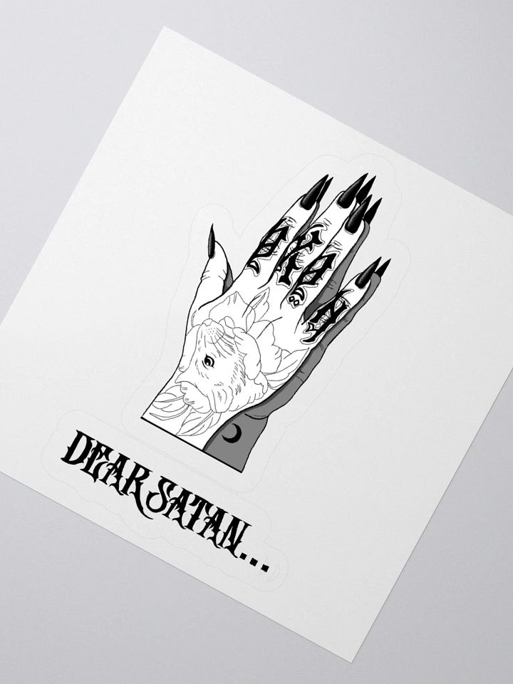 Dear Satan... (sticker) product image (3)