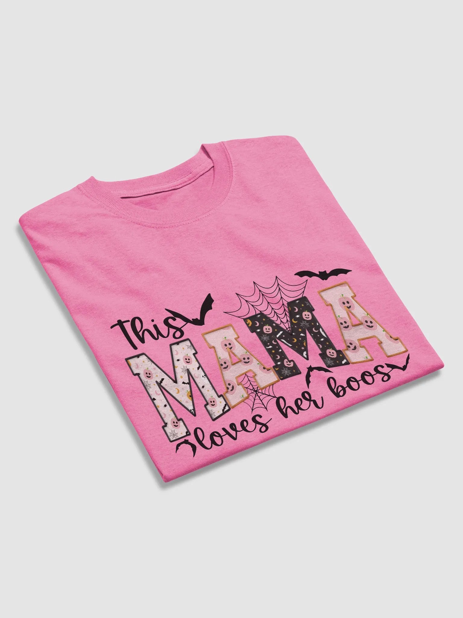 This Momma Loves Her Boo's T-Shirt – Spooky, Stylish, and Full of Love 👻🖤 product image (25)