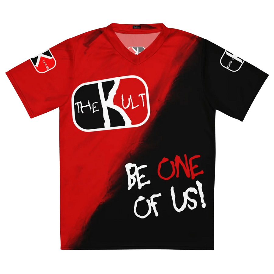 The KULT Red Brush Jersey Alt Sleeves product image (6)