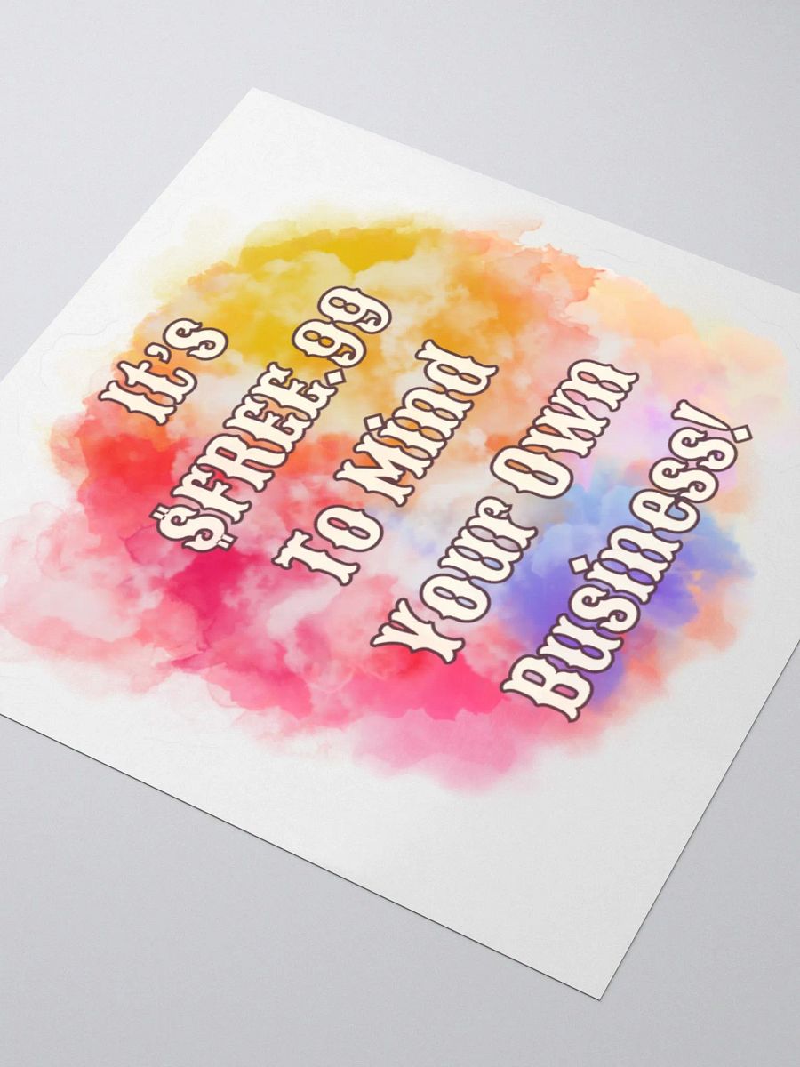 I'm Existing Kiss-Cut Sticker product image (3)