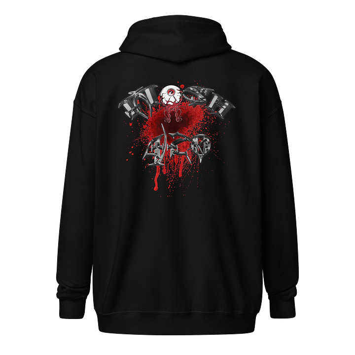 BLOODSPLAT 420 LOGO ZIP HOODIE product image (2)