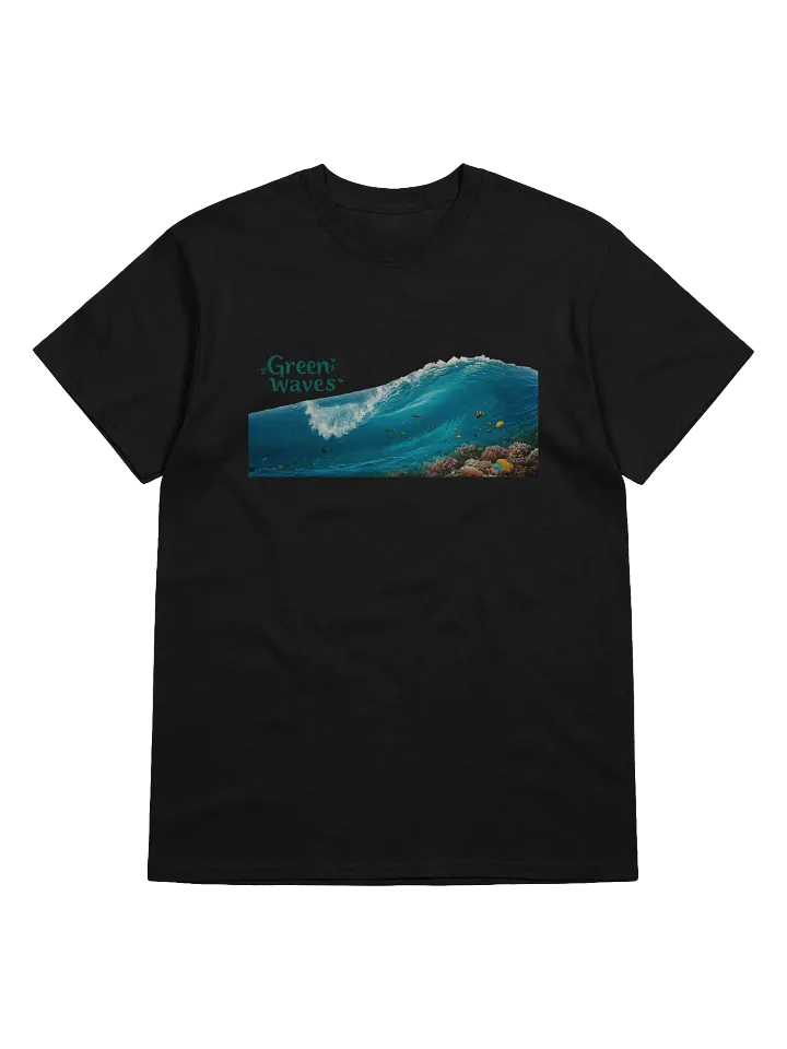 Green Wave Exploration T-Shirt product image (10)