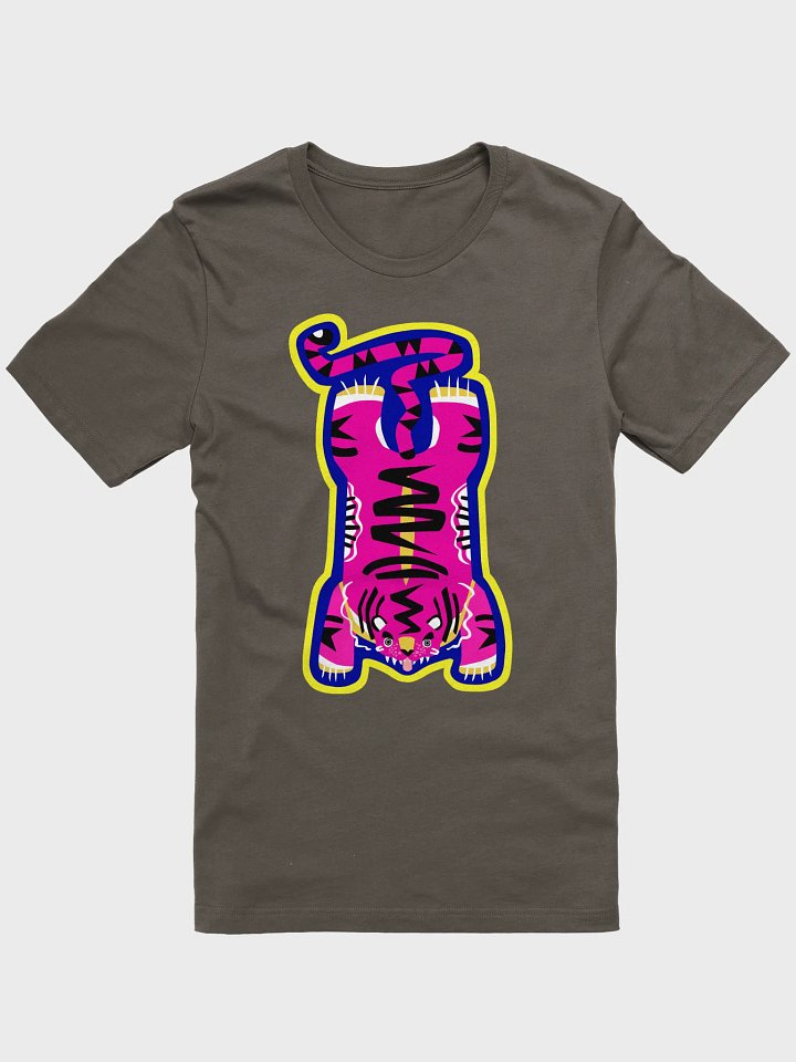 Pink and Yellow Electric Tiger - T-shirt product image (1)